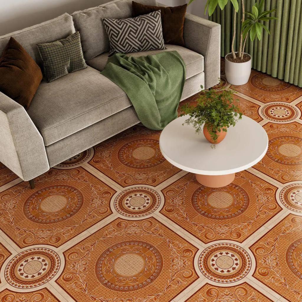 Imagen de Piso Cerámico Betania Rojo 44x44 1